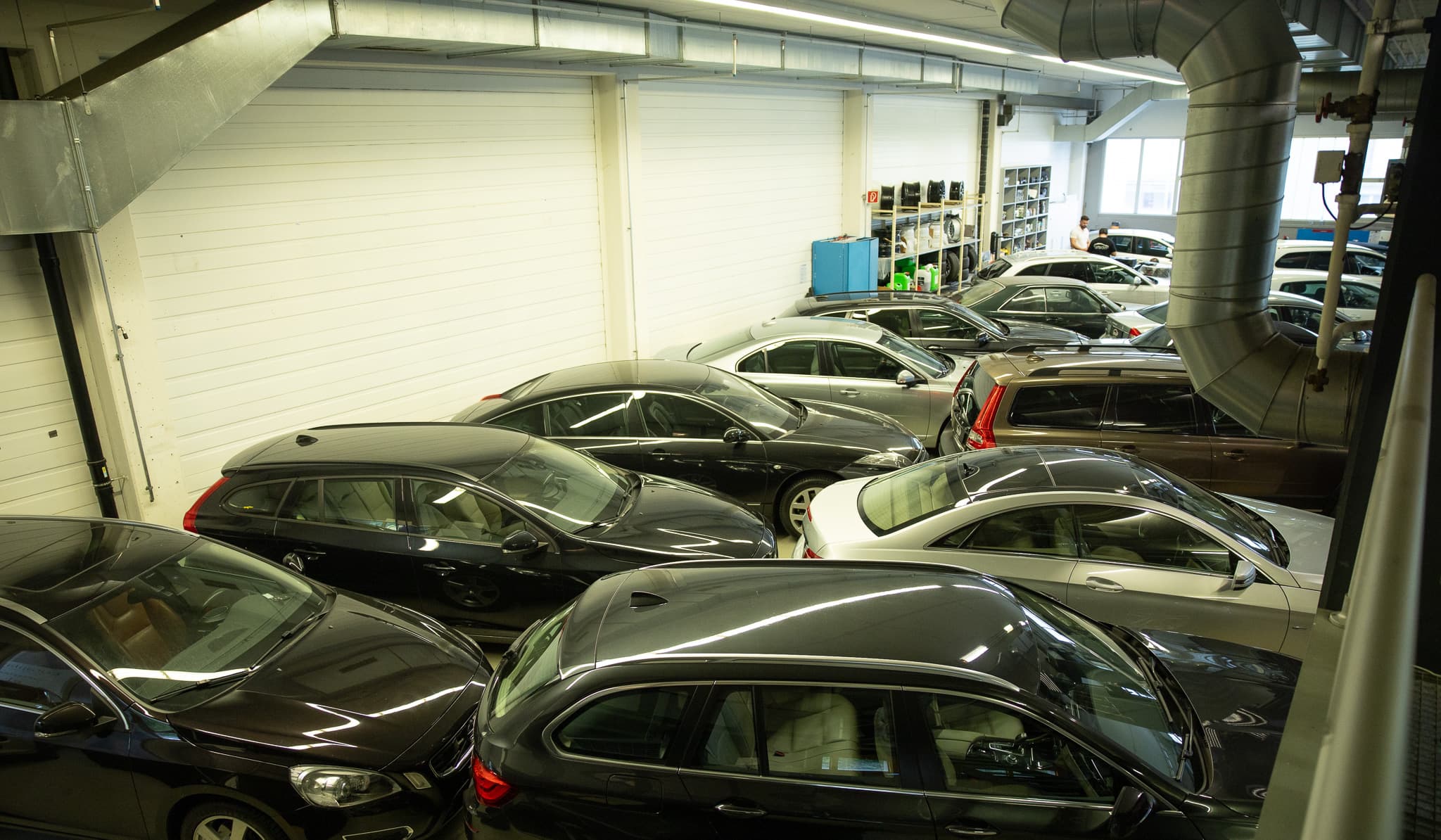Überblick über die Halle von Auto Union